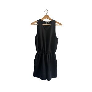 Aritzia Wilfred | Rive Romper in Black | US S